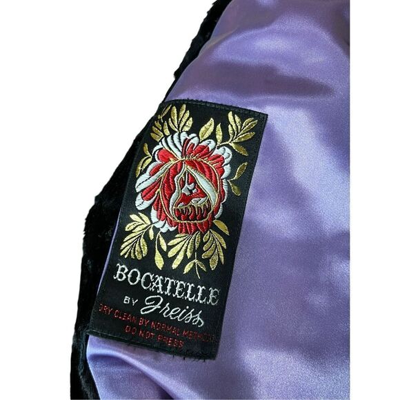 Vintage Rothschild 80s Velvet Double Breasted Coat‎ - Picture 9 of 10